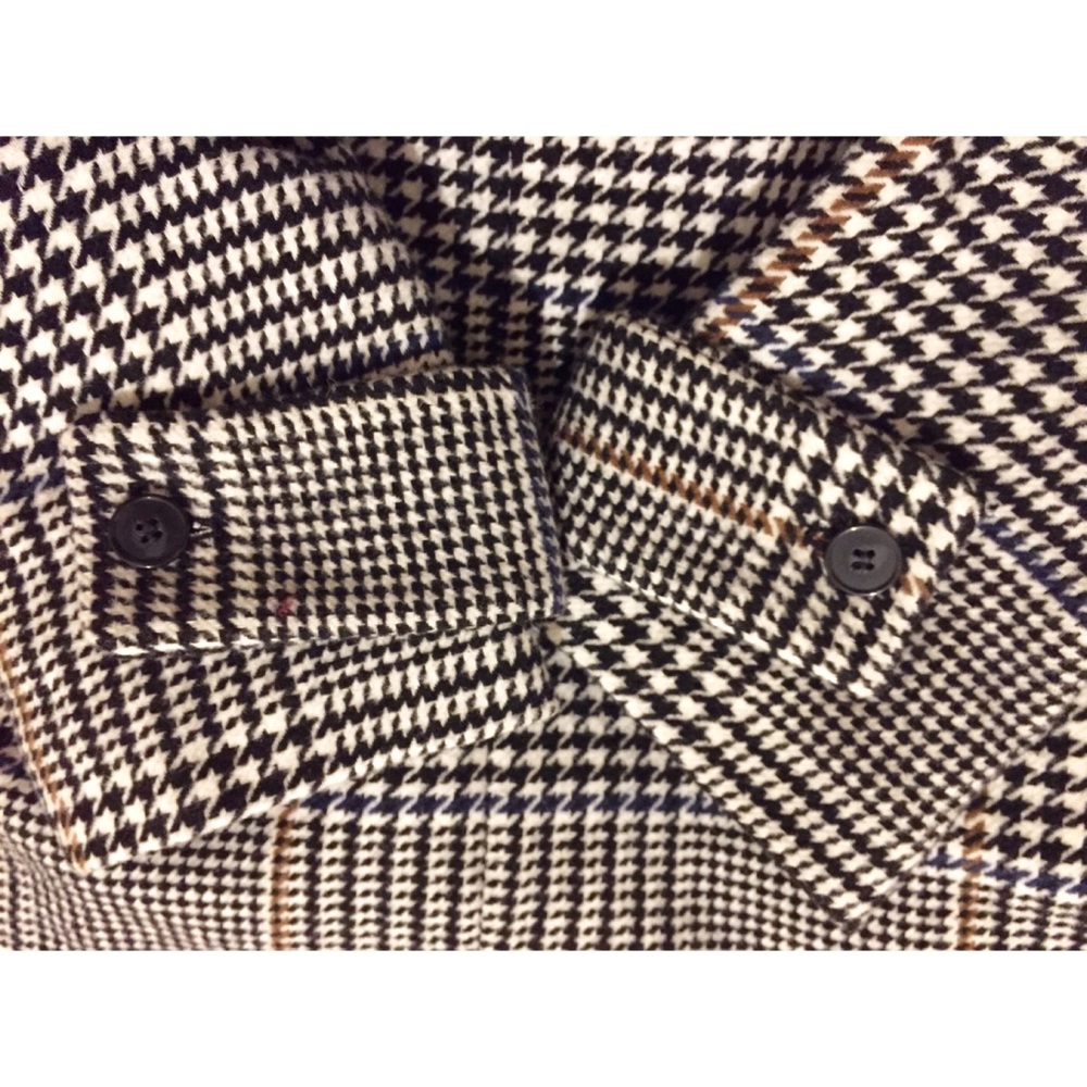 NWOT Zara Grey Tone Plaid Check Coat Size S - Picture 9 of 12